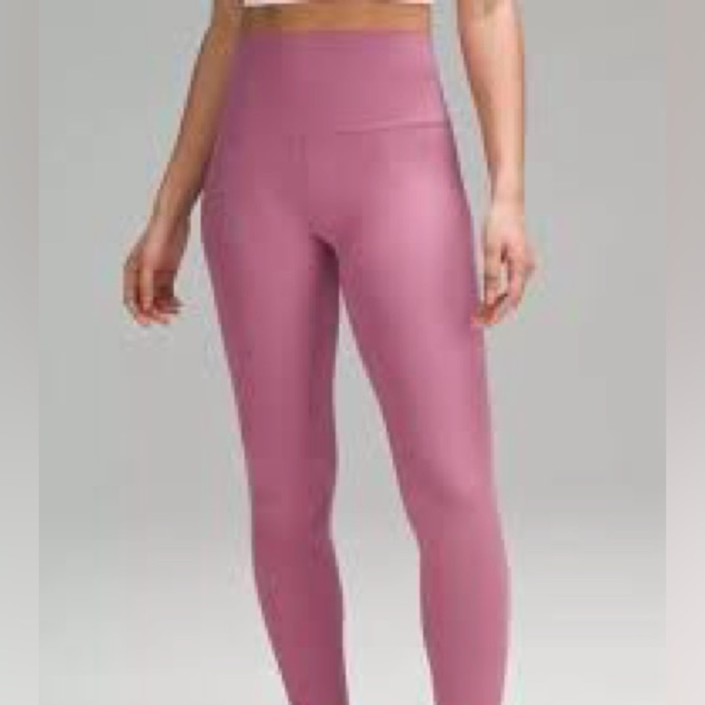Lululemon pink leggings Align HR Pant 28 inch new with tags